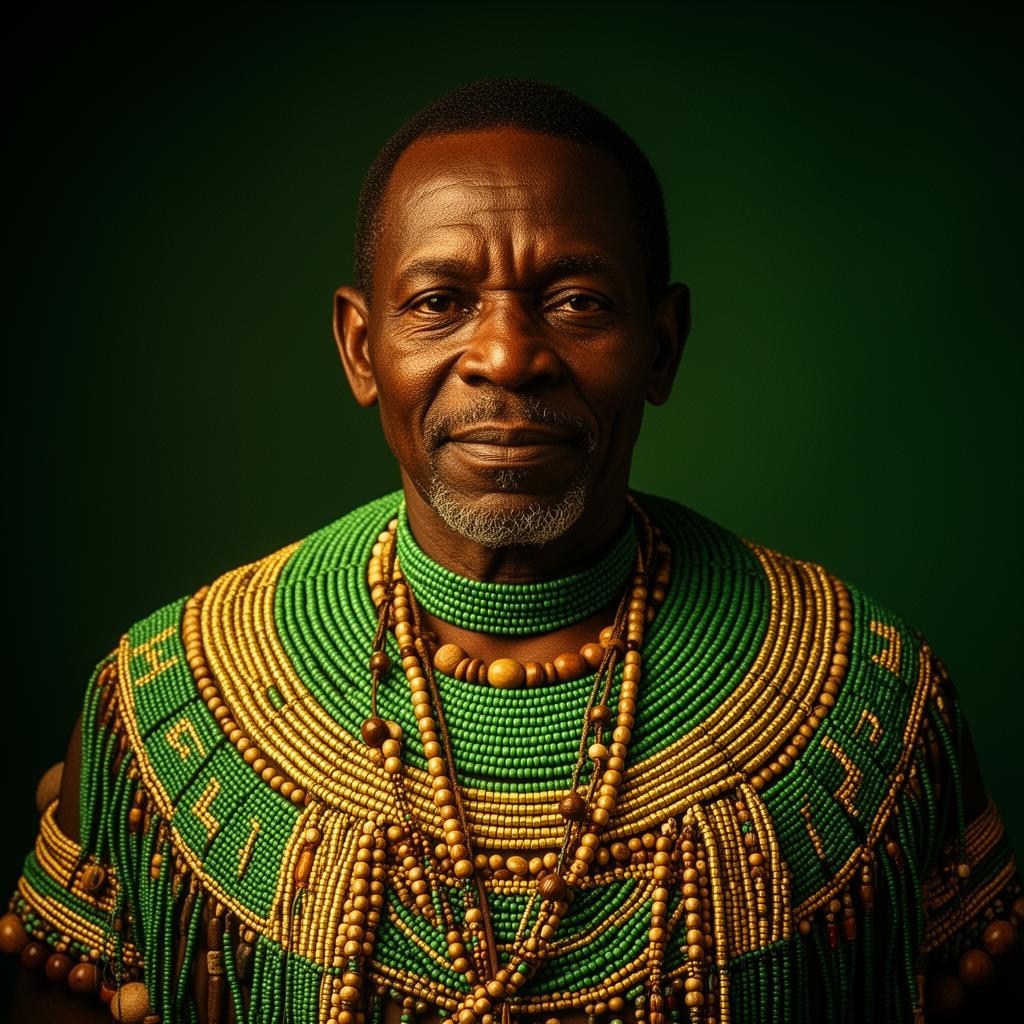 Portrait of Baba Ekaya, traditional healer